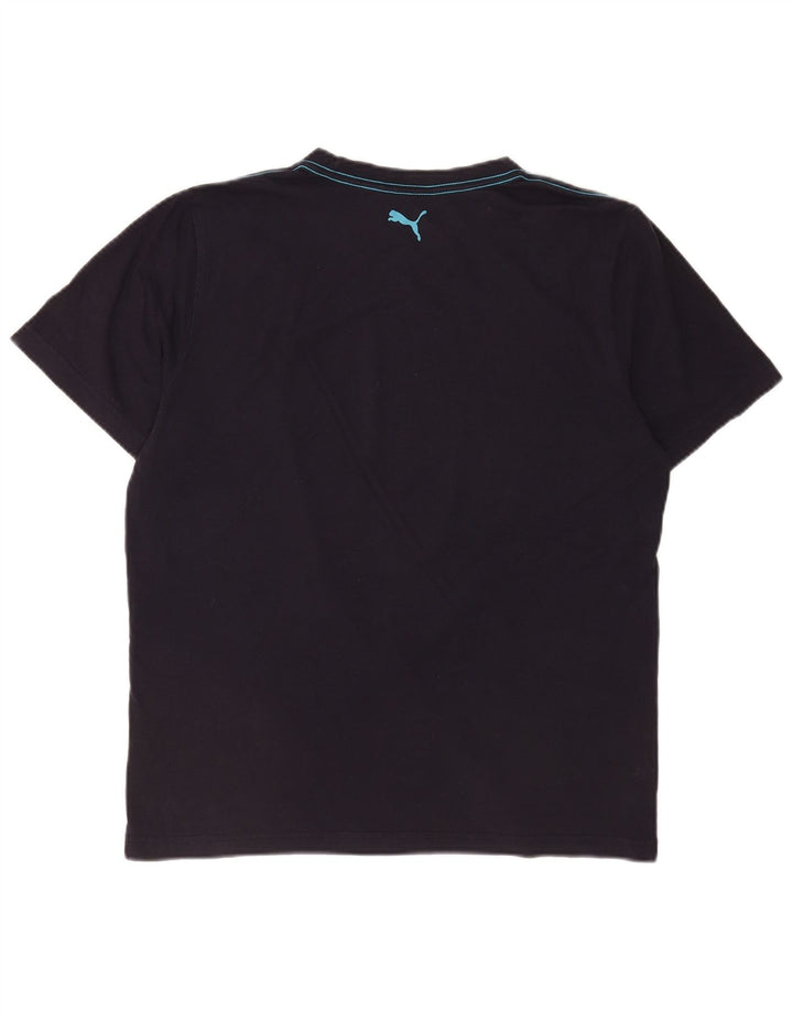 Ανδρικό γραφικό μπλουζάκι Puma Top Large Navy Blue