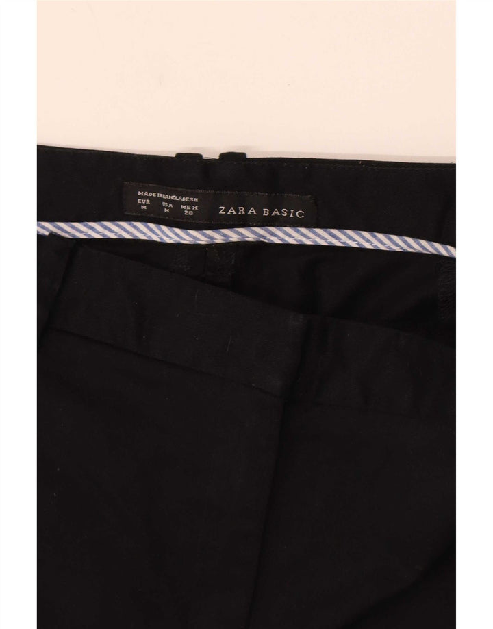 Zara Γυναικείο Hot Παντελόνι Medium W28 Μαύρο