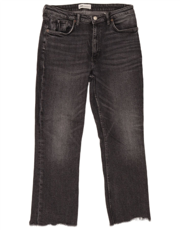 Zara Γυναικείο Straight Jeans EU 40 Medium W30 L26 Grey