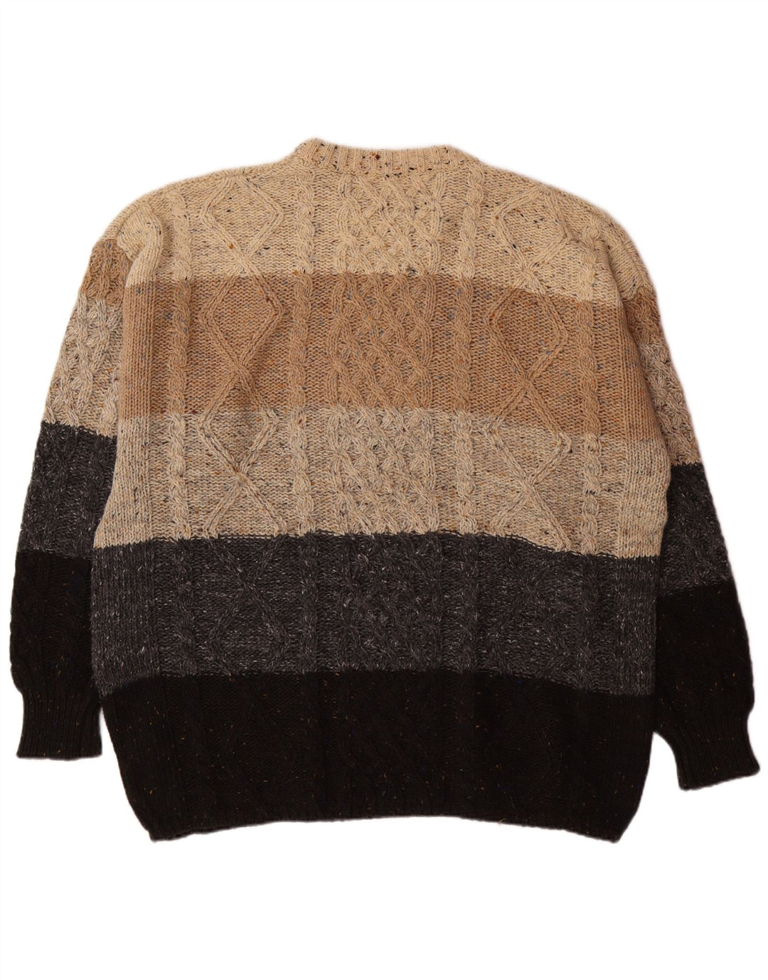 ΝΕΟ FAST Ανδρικό πουλόβερ με λαιμόκοψη 2XL πολύχρωμο Colourblock