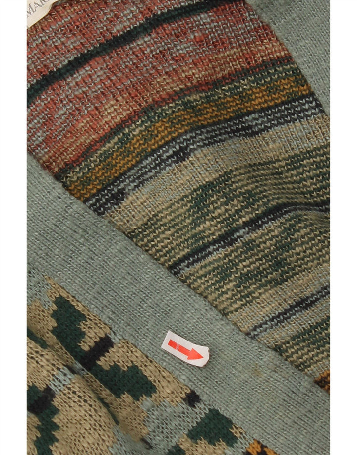 Ανδρικό πουλόβερ ζακέτα Marks & Spencer Medium πολύχρωμο Fair Isle