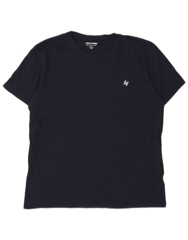 Jack & Jones Ανδρικό T-Shirt Top XL Navy Blue