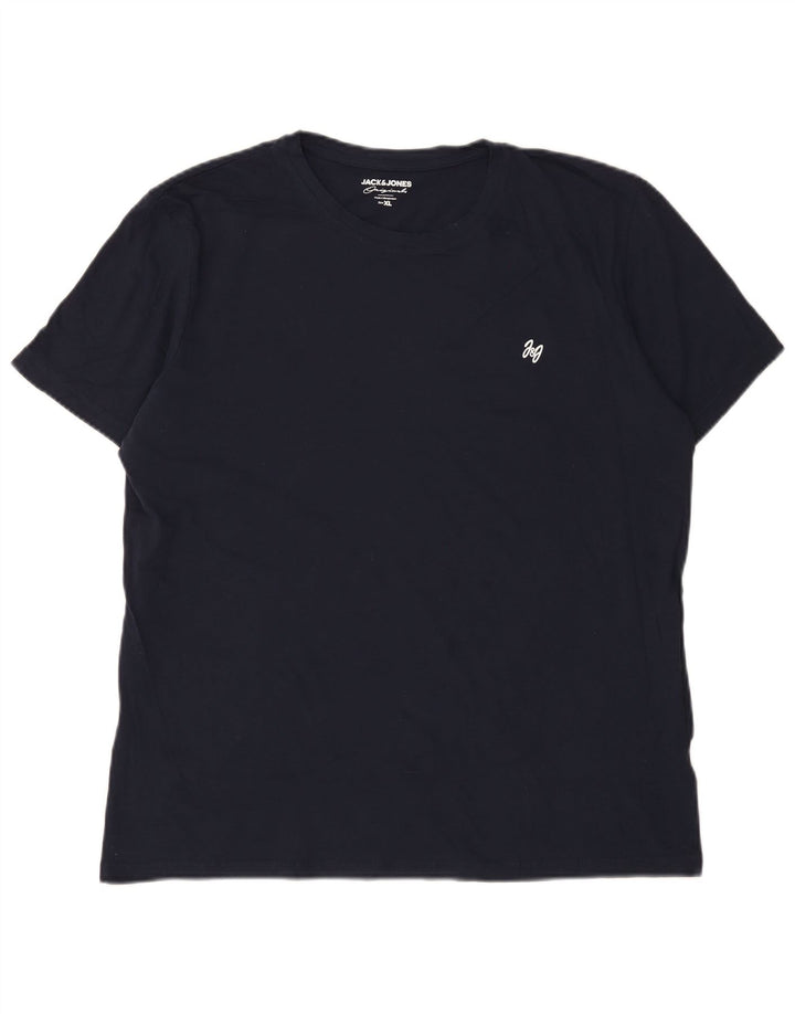 Jack & Jones Ανδρικό T-Shirt Top XL Navy Blue