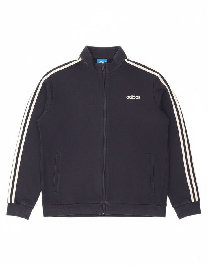 Ανδρική φόρμα Adidas Top Jacket Μεγάλο Navy Blue από βαμβάκι