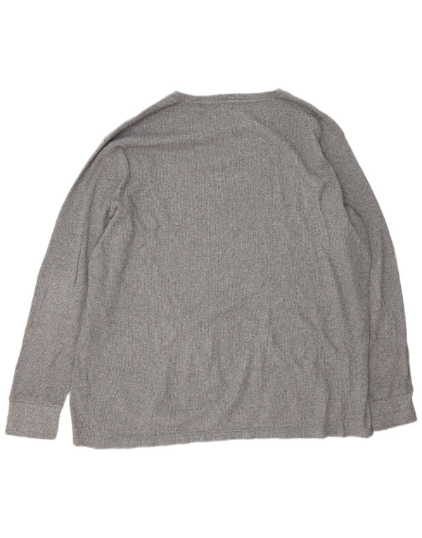 Polo Ralph Lauren Mens Top Long Sleeve 2XL Grey Cotton