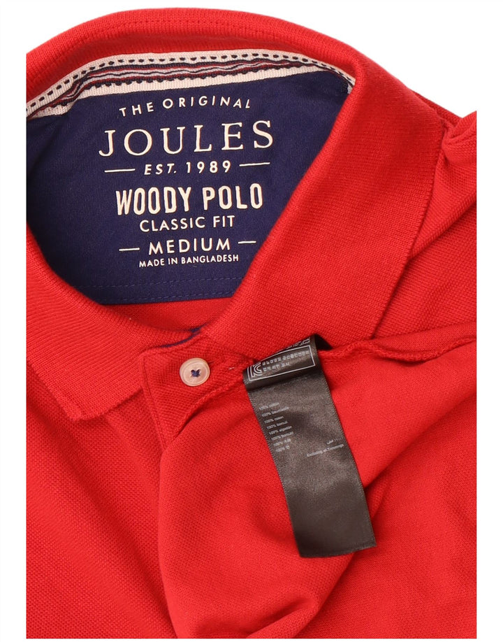 Ανδρικό πουκάμισο Joules Classic Fit Polo Μεσαίο κόκκινο βαμβακερό