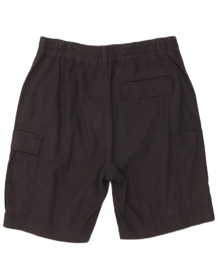 Zara Ανδρικό σορτς Cargo EU 42 Large W32 Μαύρο βαμβακερό