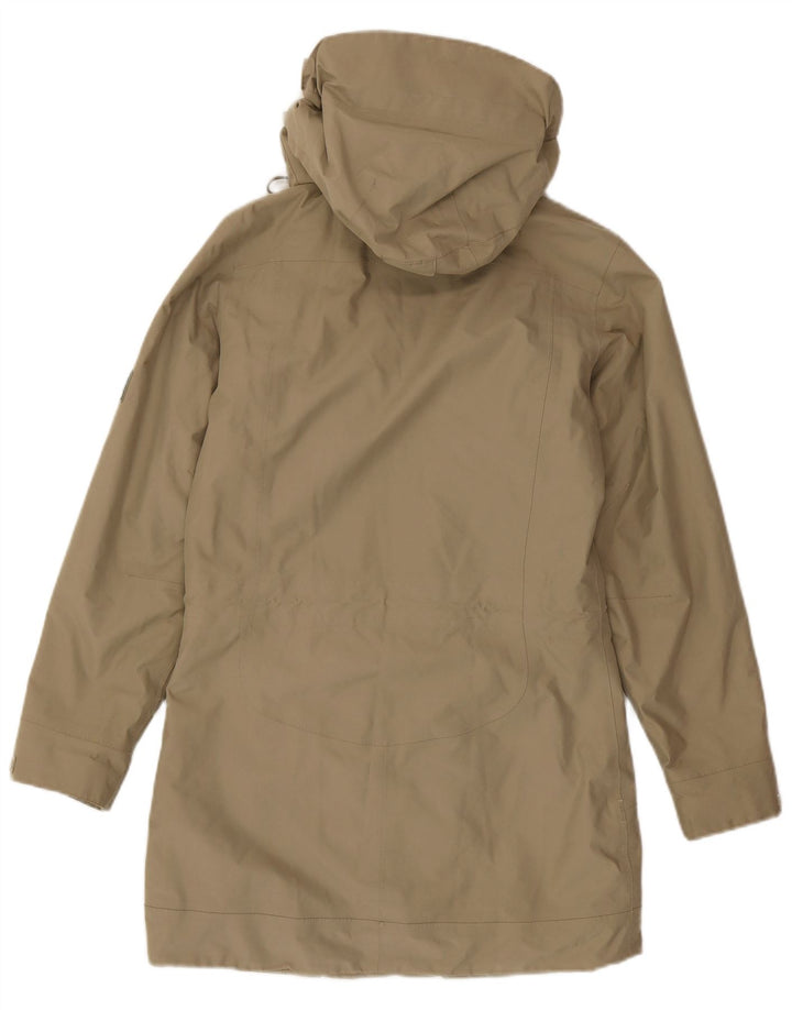 Jack Wolfskin Γυναικείο Jack Wolfskin με κουκούλα Parka UK 8 Small Khaki Polyester