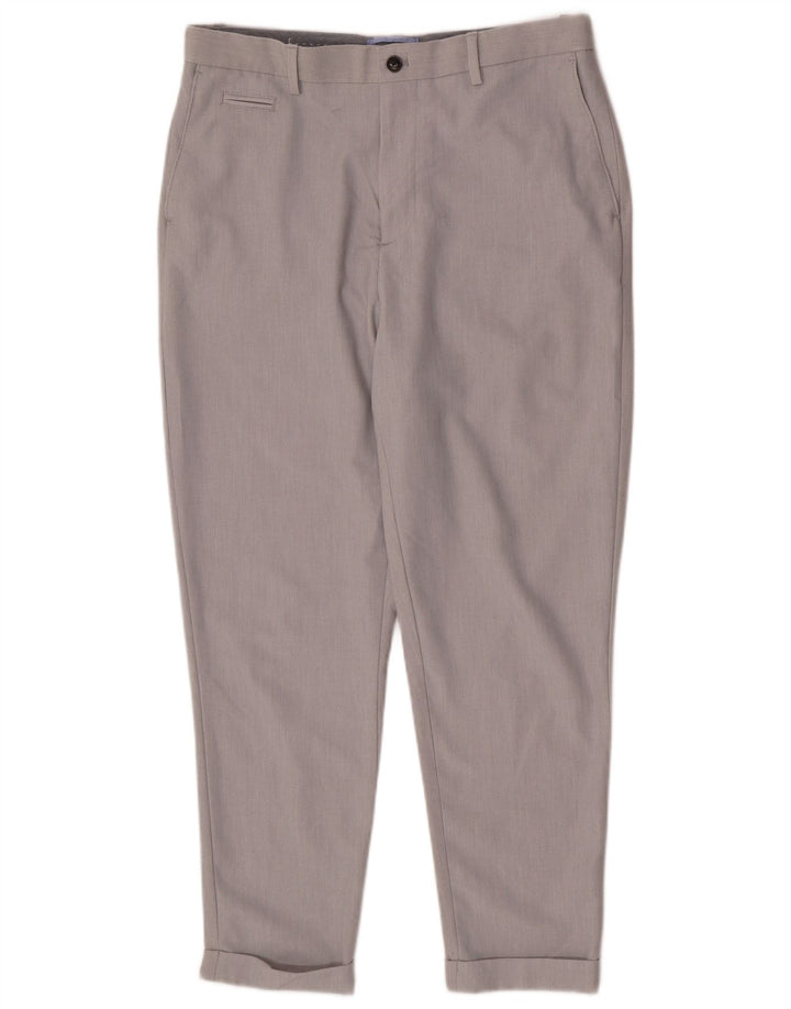 Zara Ανδρικό κωνικό παντελόνι Chino EU 40 Medium W31 L25 Grey