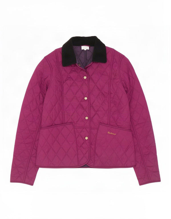 Γυναικείο καπιτονέ μπουφάν Barbour UK 8 Small Purple Polyester