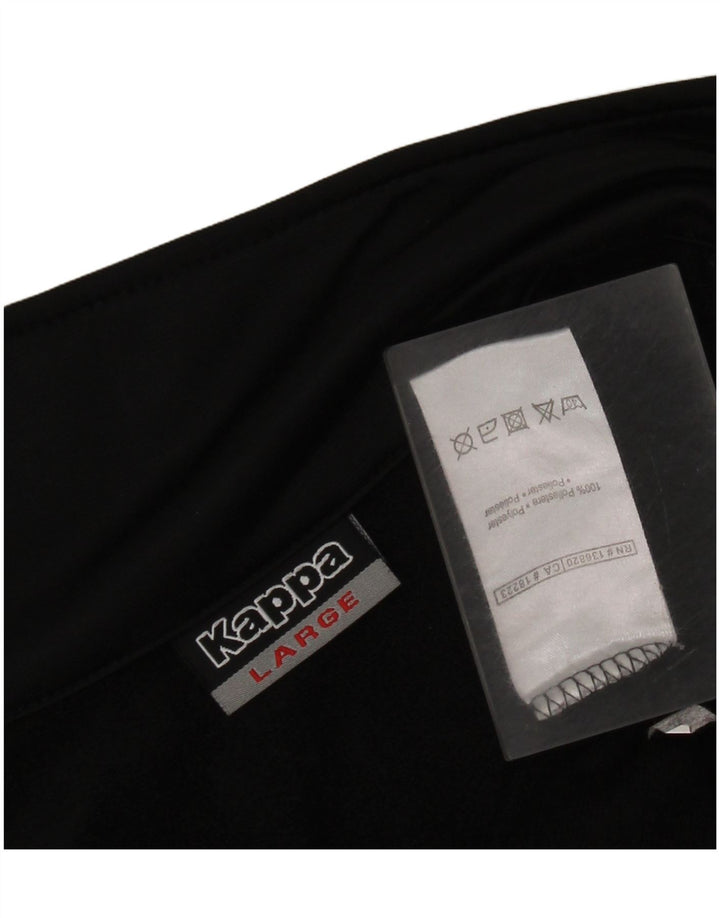 Ανδρική φόρμα γραφική Kappa Top Jacket Large Black Polyester