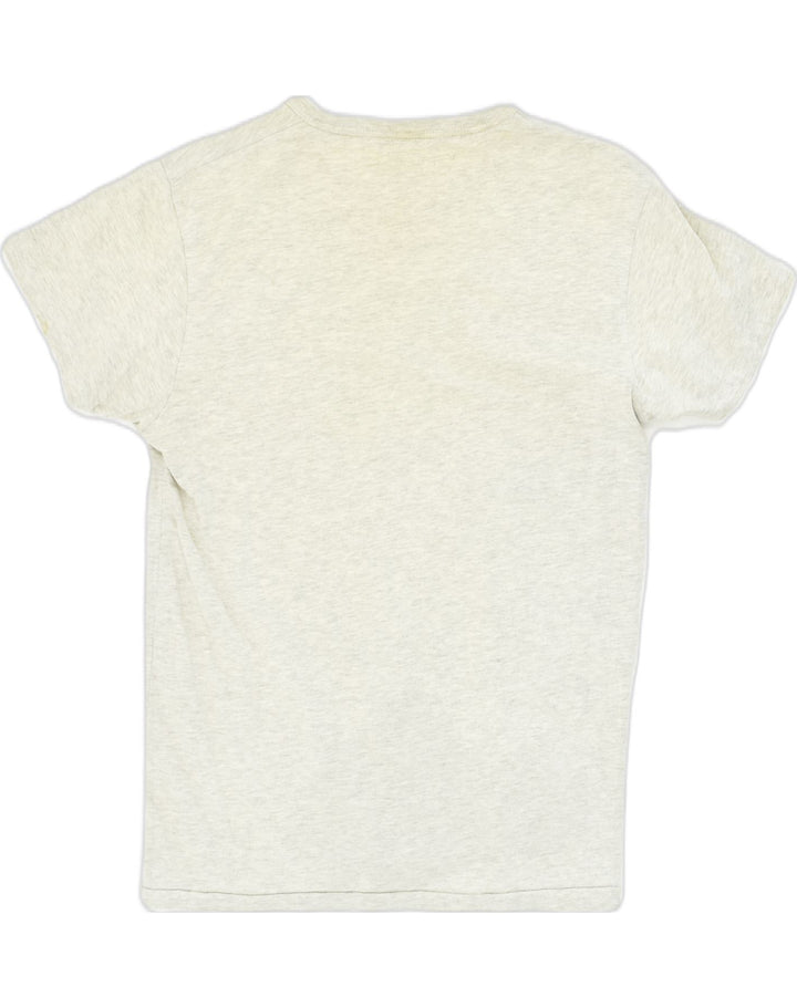 JACK & JONES Womens Graphic T-Shirt Top UK 12 Medium Grey Cotton | Vintage Jack & Jones | Thrift | Second-Hand Jack & Jones | Used Clothing | Messina Hembry 