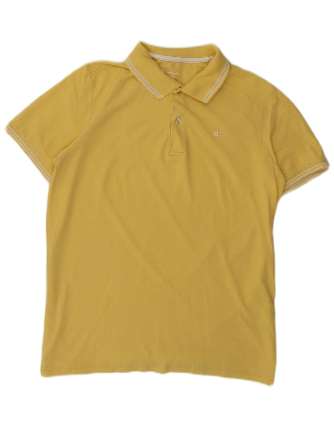 CHAMPION Ανδρικό πουκάμισο Polo Easy Fit, μεσαίο κίτρινο βαμβακερό