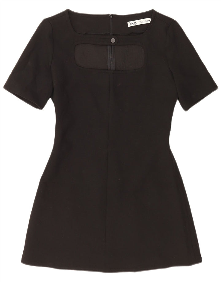 Zara Γυναικείο φόρεμα με θήκη UK 10 Small Black