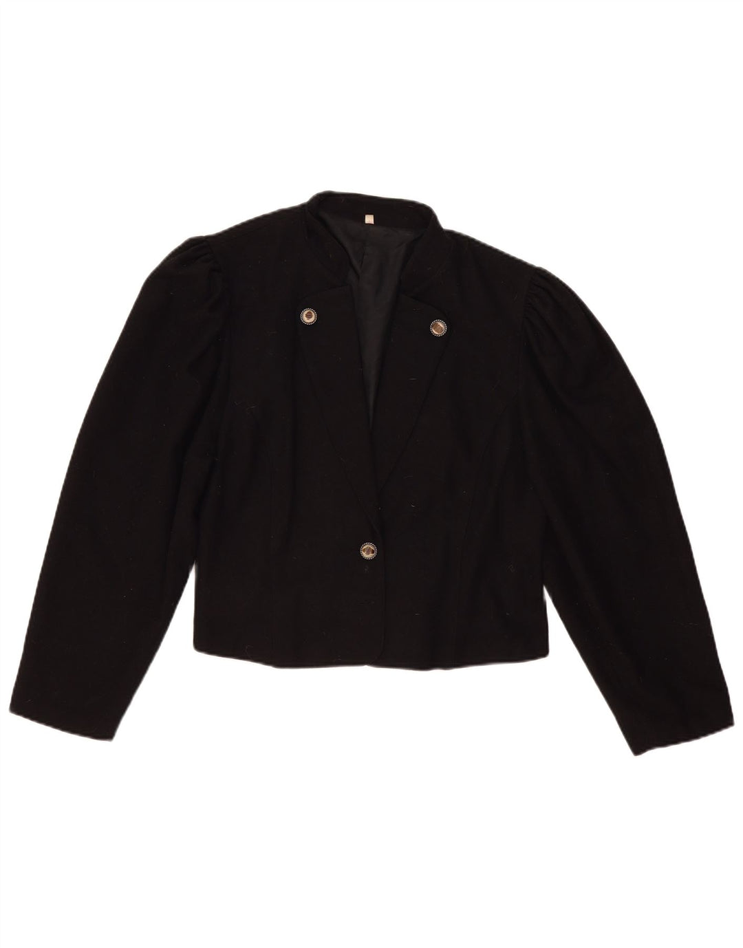 Vintage Γυναικείο Μπουφάν Blazer IT 44 Μεσαίο Μαύρο Μαλλί