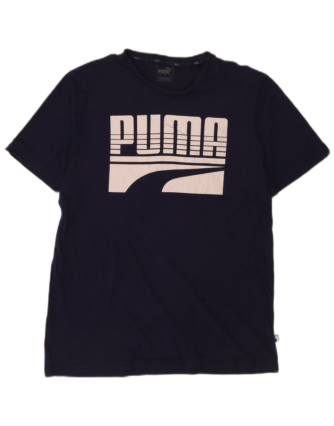 Ανδρικό γραφικό μπλουζάκι Puma Top Large Navy Blue