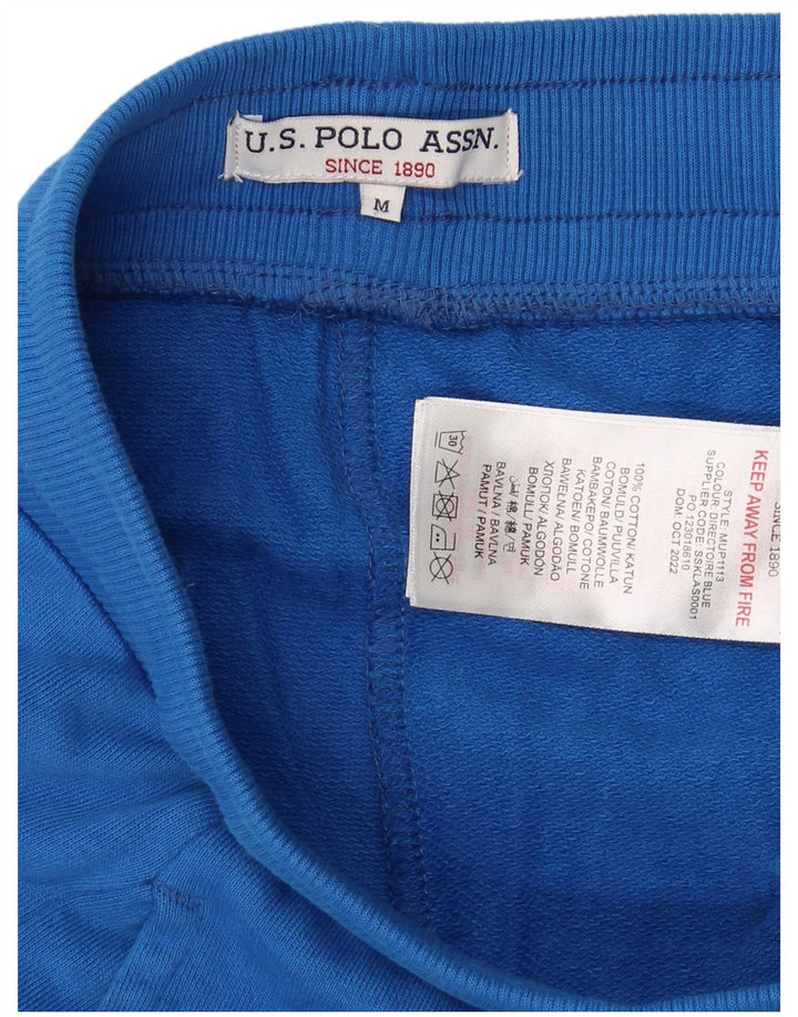US POLO ASSN. Ανδρικό αθλητικό σορτς μεσαίο μπλε βαμβακερό