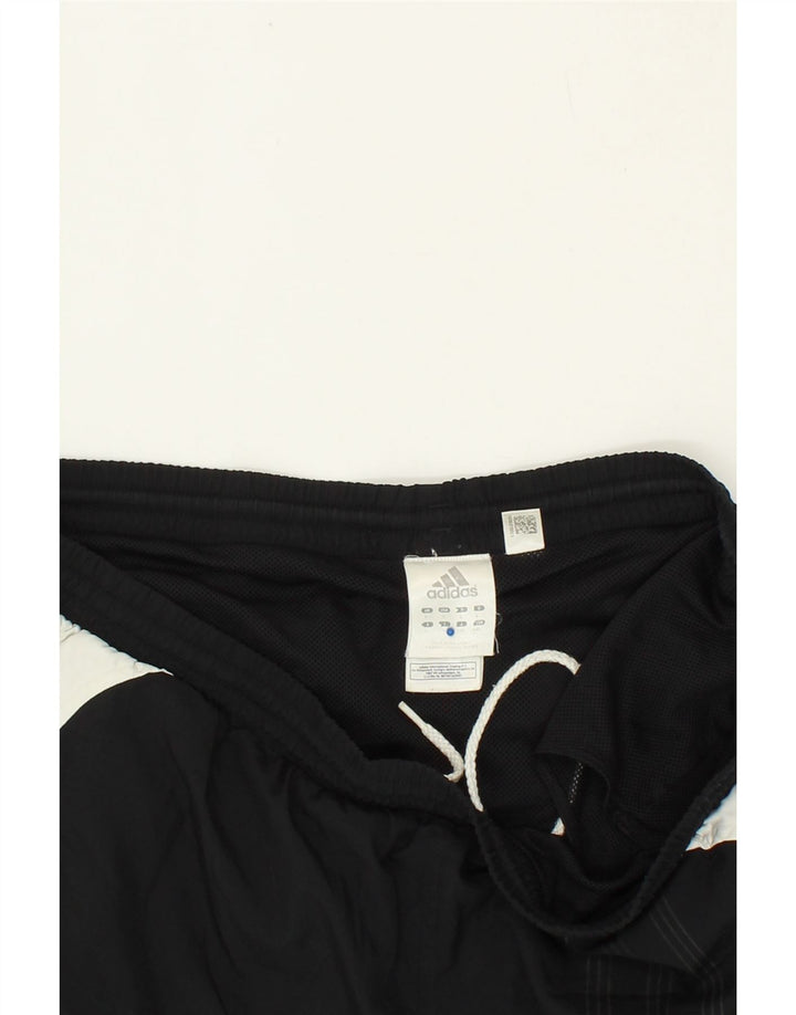 ADIDAS Mens Sport Shorts Large Black Colourblock Polyester Vintage Adidas and Second-Hand Adidas from Messina Hembry 