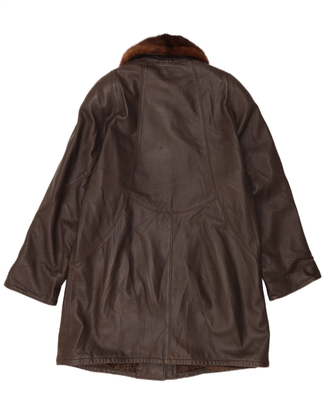 Vintage Γυναικείο Παλτό UK 18 XL Καφέ