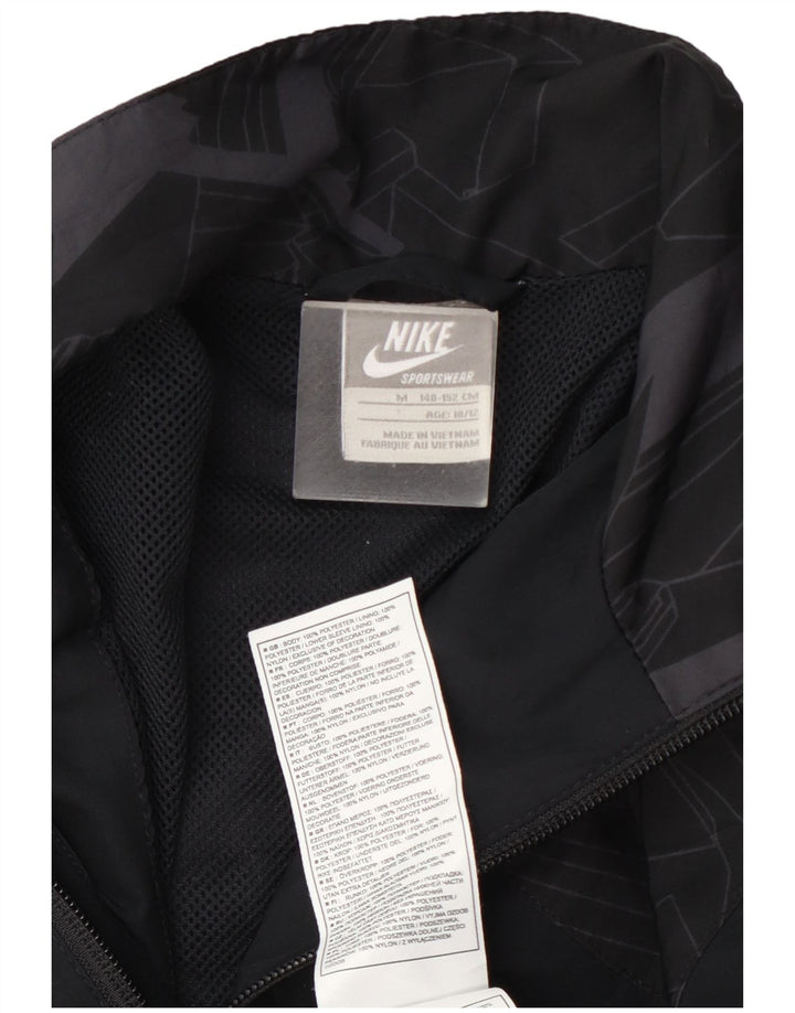 Μπουφάν Nike Boys αθλητική φόρμα 10-11 ετών Medium Navy Blue Geometric