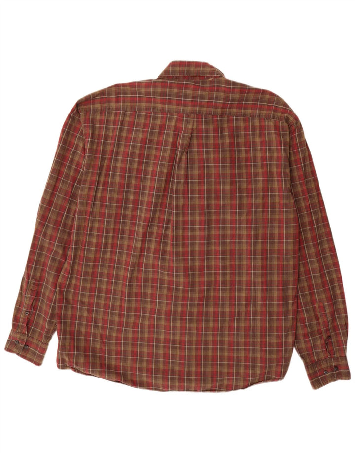 Ανδρικό πουκάμισο Sergio Tacchini 2XL καφέ βαμβακερό