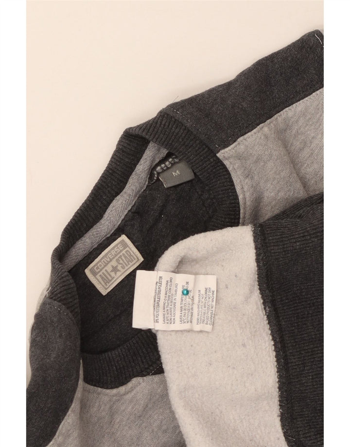 Γυναικείο γραφικό φούτερ Converse Jumper UK 14 Medium Grey Colourblock