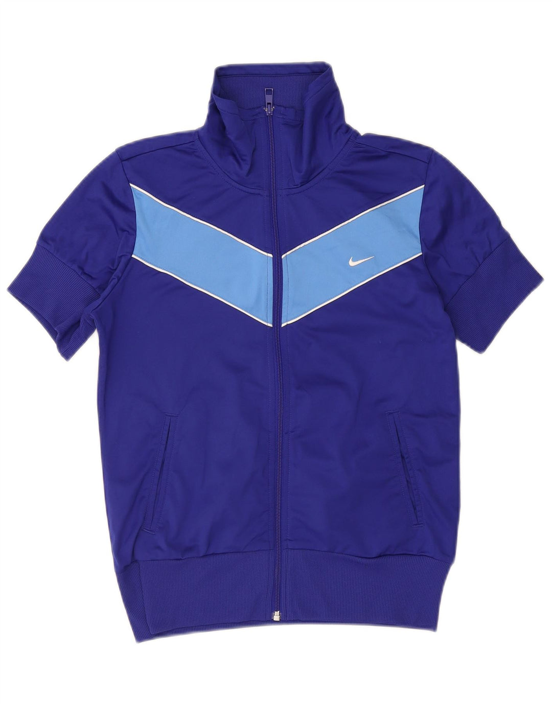 Γυναικεία αθλητική φόρμα Nike Top Jacket UK 14 Medium Navy Blue Colourblock
