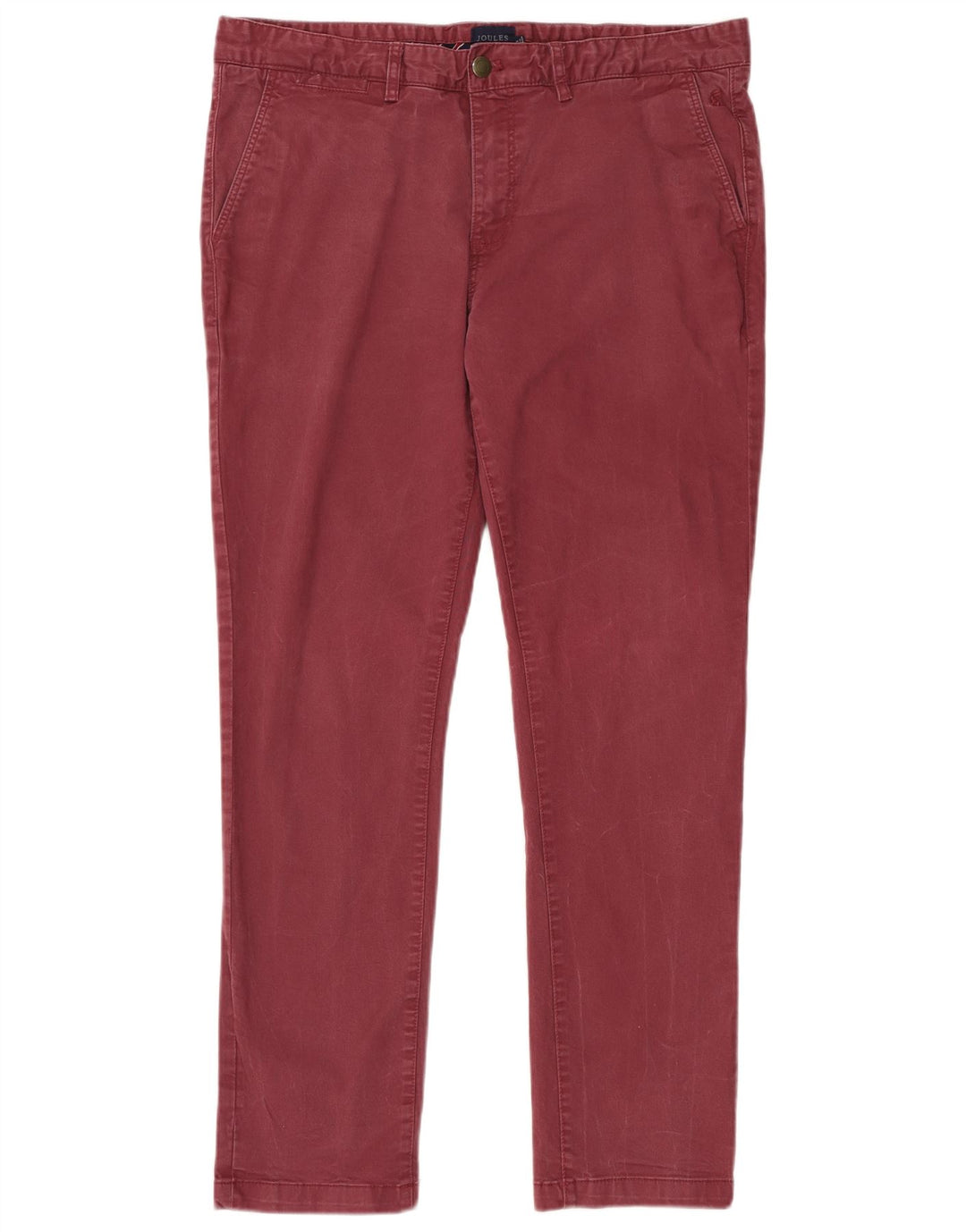 JOULES Ανδρικό Slim παντελόνι Chino W36 L32 Βαμβακερό μπορντό