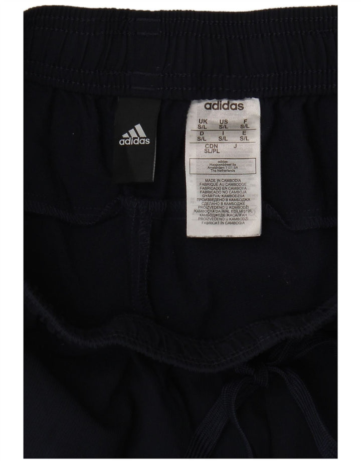 Γυναικεία αθλητική φόρμα Adidas Παντελόνι UK 10 Small Navy Blue Polyester