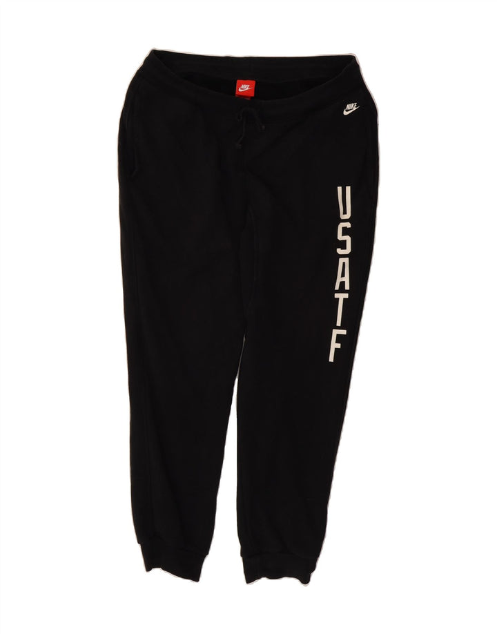 NIKE Mens Graphic Tracksuit Trousers Joggers Medium  Black Vintage Nike and Second-Hand Nike from Messina Hembry 