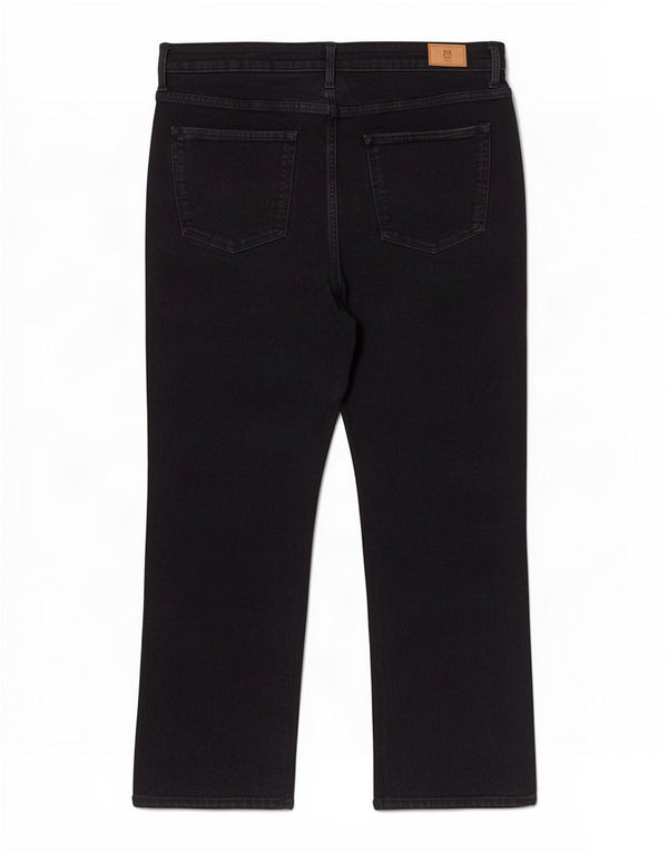 Marks & Spencer Womens The Eva Crop Bootcut Jeans UK 20 2XL W40 L27 Black