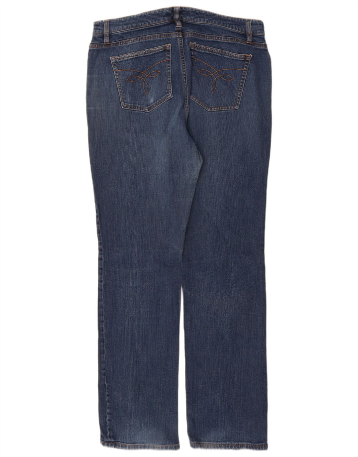 CHAPS Γυναικείο ίσιο τζιν US 10 Μεγάλο W30 L31 Μπλε βαμβακερό