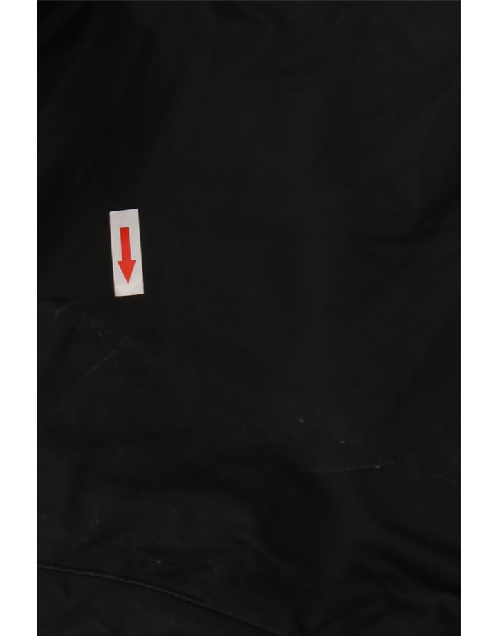 Zara Ανδρικό μπουφάν βροχής με κουκούλα UK 42 XL μαύρο πολυεστέρα