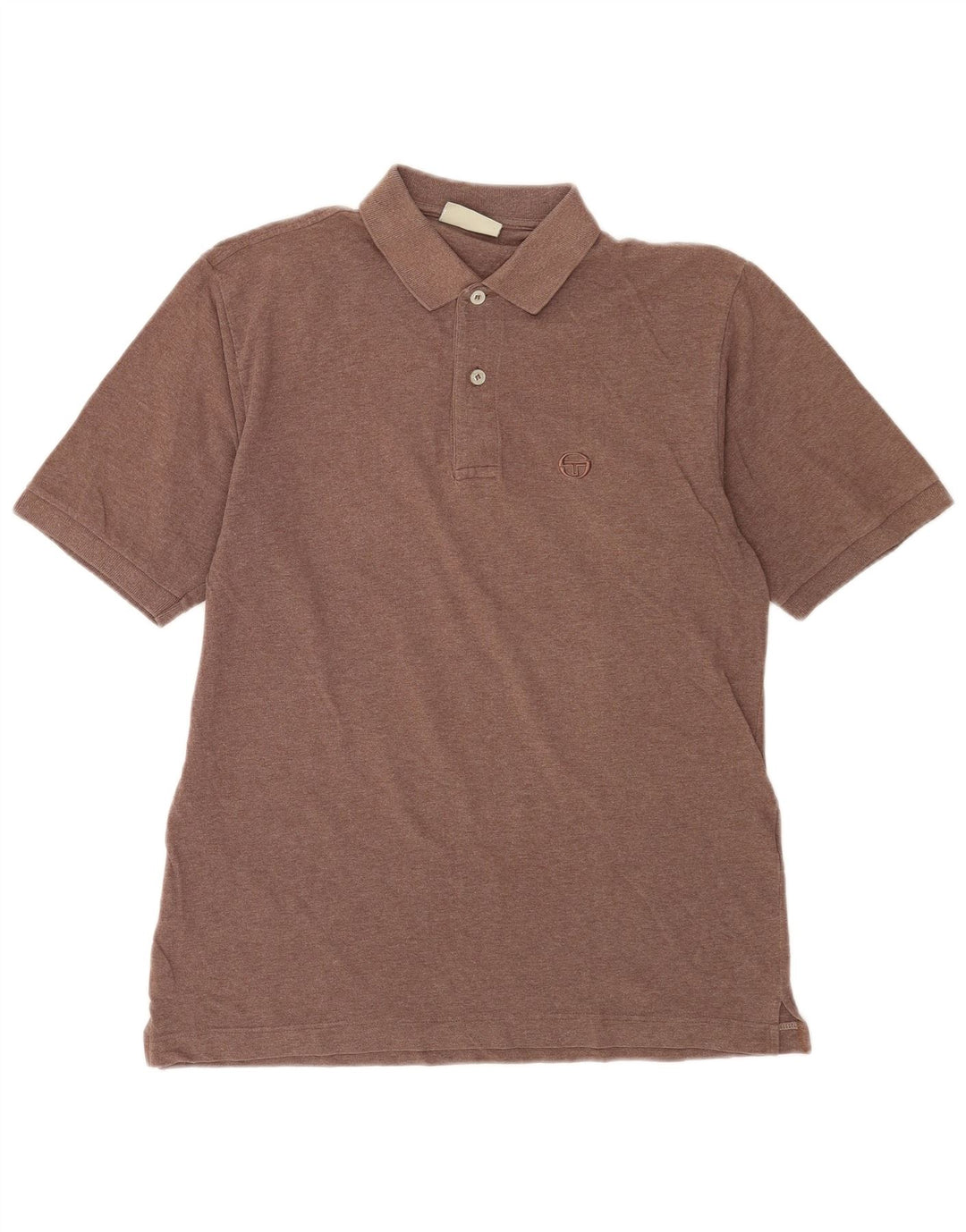 Sergio Tacchini Ανδρικό μπλουζάκι πόλο IT 50 μεγάλο καφέ βαμβακερό