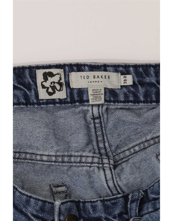 Ted Baker Ανδρικό τζιν ίσιο W38 L29 Μπλε