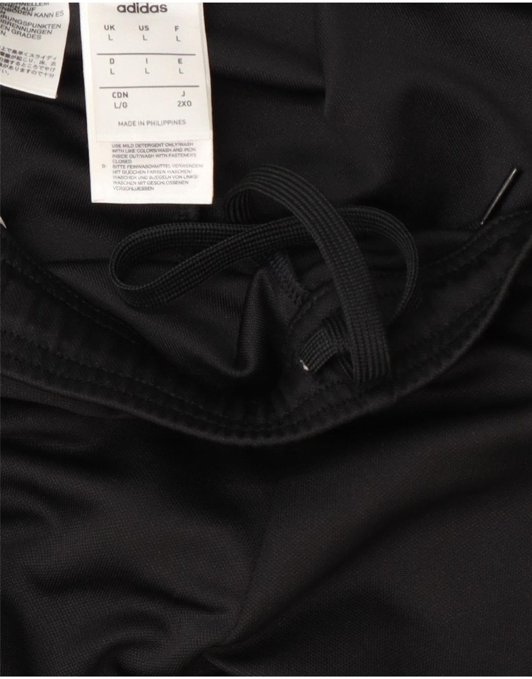 Ανδρική αθλητική φόρμα Adidas Climalite Παντελόνι μεγάλο μαύρο χρώμα πολυεστέρα