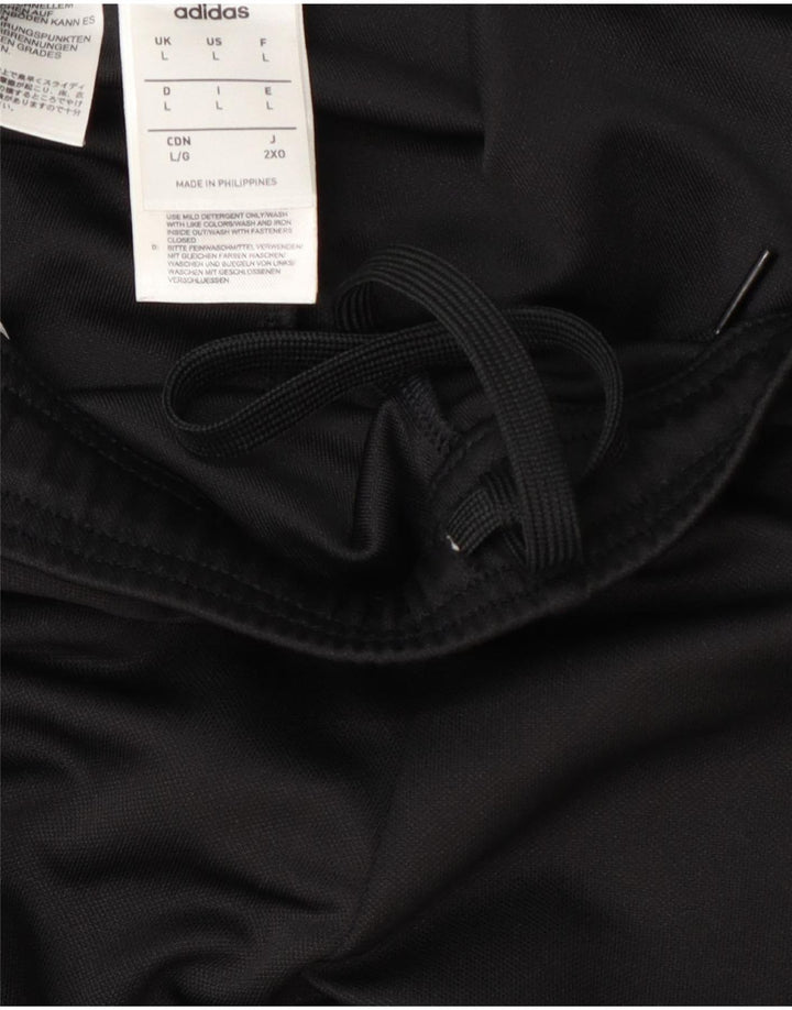 Ανδρική αθλητική φόρμα Adidas Climalite Παντελόνι μεγάλο μαύρο χρώμα πολυεστέρα