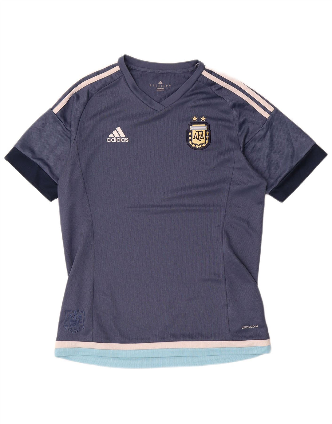 Ανδρικό T-Shirt Climalite Adidas Top Medium Navy Blue Colorblock Πολυεστέρας