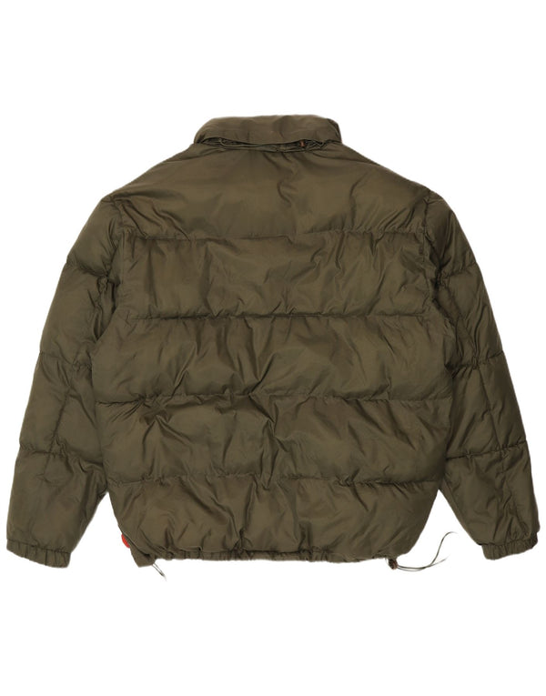 Ανδρικό μπουφάν με κουκούλα Umbro UK 44 2XL Khaki Nylon