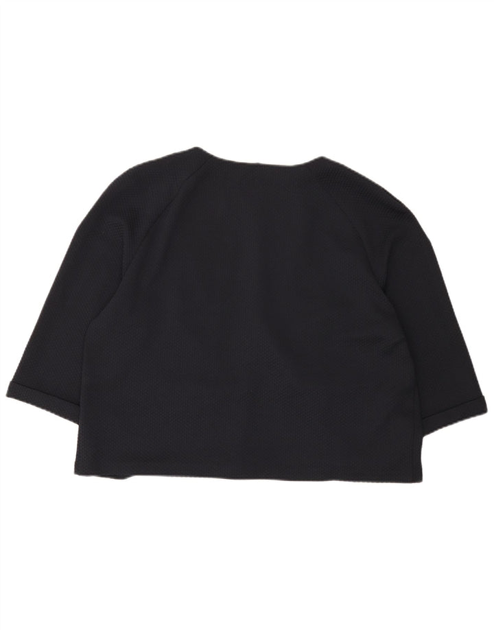 Marks & Spencer Γυναικείο σακάκι μπλέιζερ με μανίκια 3/4 UK 16 Large Navy Blue