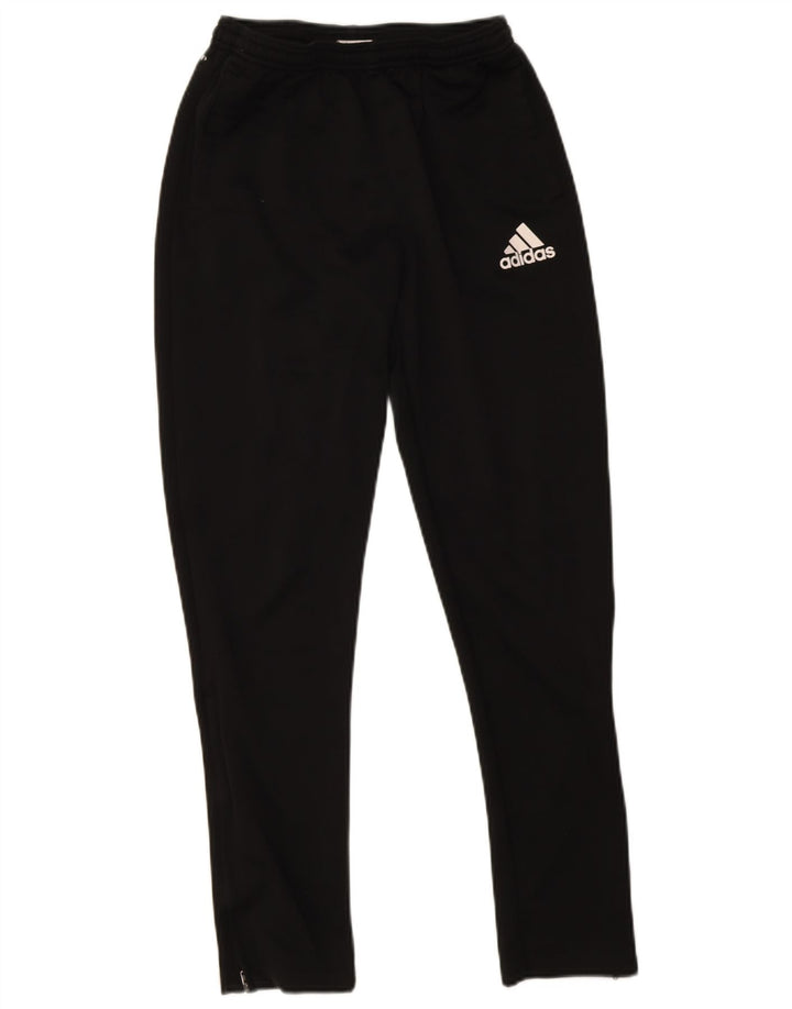 Παντελόνι αθλητικής φόρμας Adidas Boys Climalite 13-14 ετών μαύρο πολυεστέρα