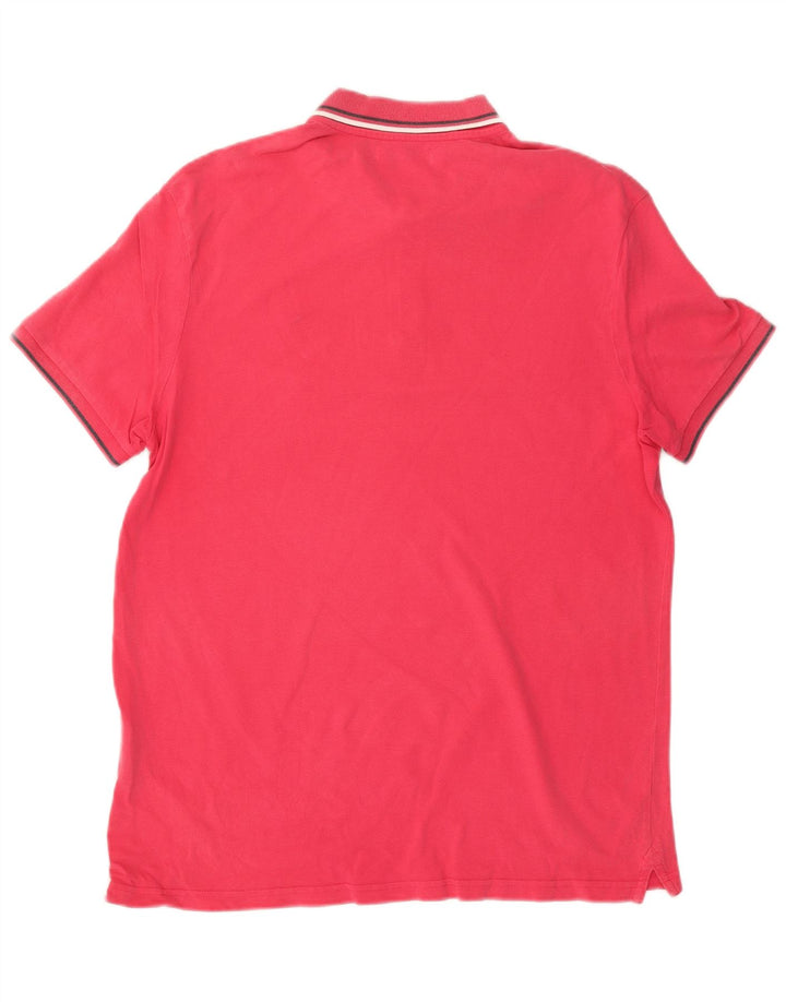 DIADORA Ανδρικό Πόλο Μπλουζάκι 2XL Ροζ Βαμβακερό