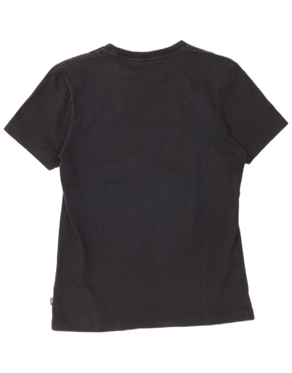 Γυναικείο γραφικό μπλουζάκι Adidas Top UK 10 Small Black Floral Βαμβακερό