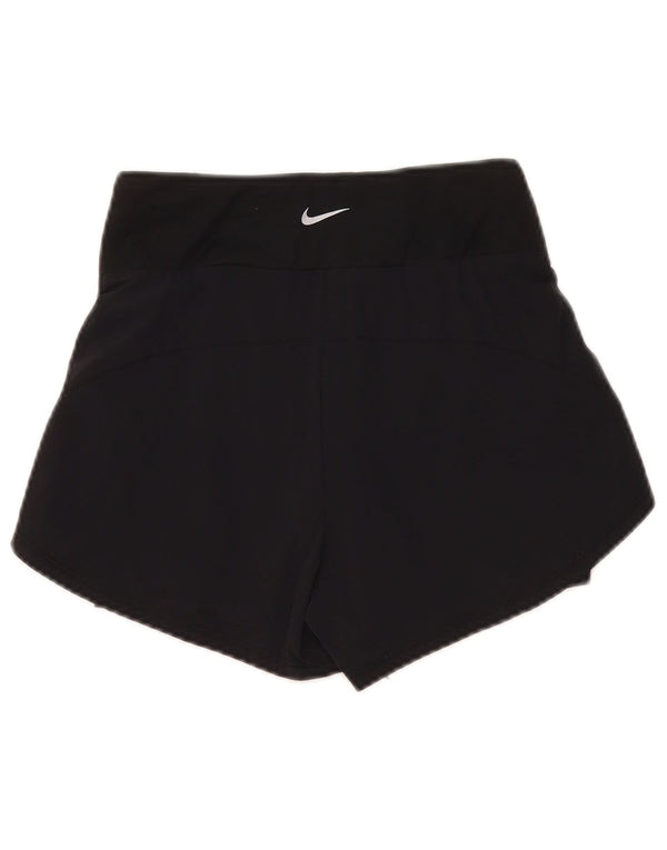 Nike Γυναικεία αθλητικά σορτς Dri Fit UK 4 XS Black Nylon Sports