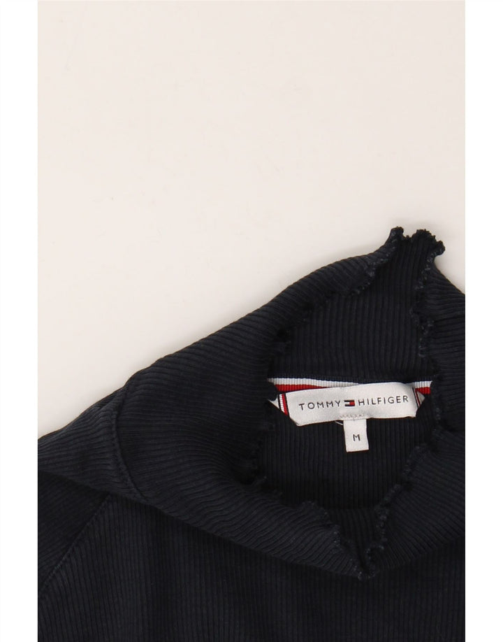 Γυναικείο τοπ TOMMY HILFIGER Μακρυμάνικο UK 12 Medium Navy Blue