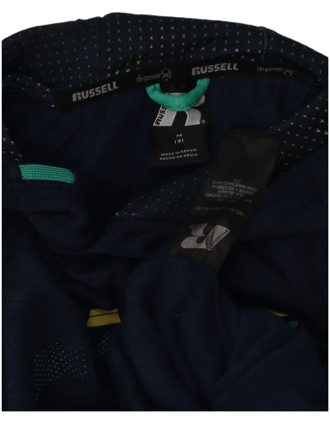 RUSSELL ATHLETIC Boys Hoodie Jumper 7-8 ετών Medium Navy Blue