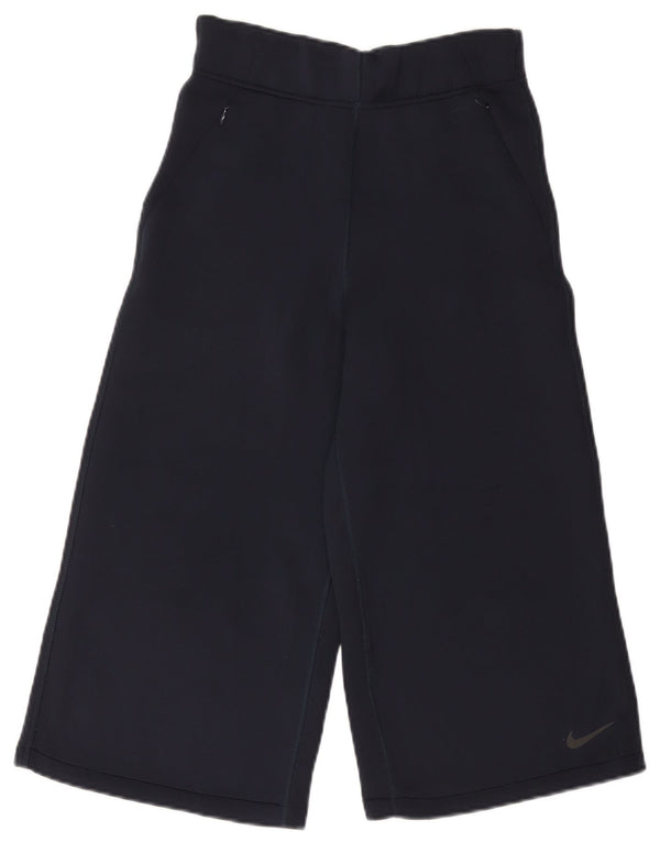 Γυναικεία φόρμα φόρμας Nike με ψηλόμεσο Capri UK 6 XS Navy Blue Polyester