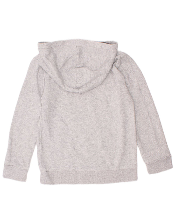 Puma Boys Graphic Hoodie Jumper 5-6 Years XS Grey Cotton