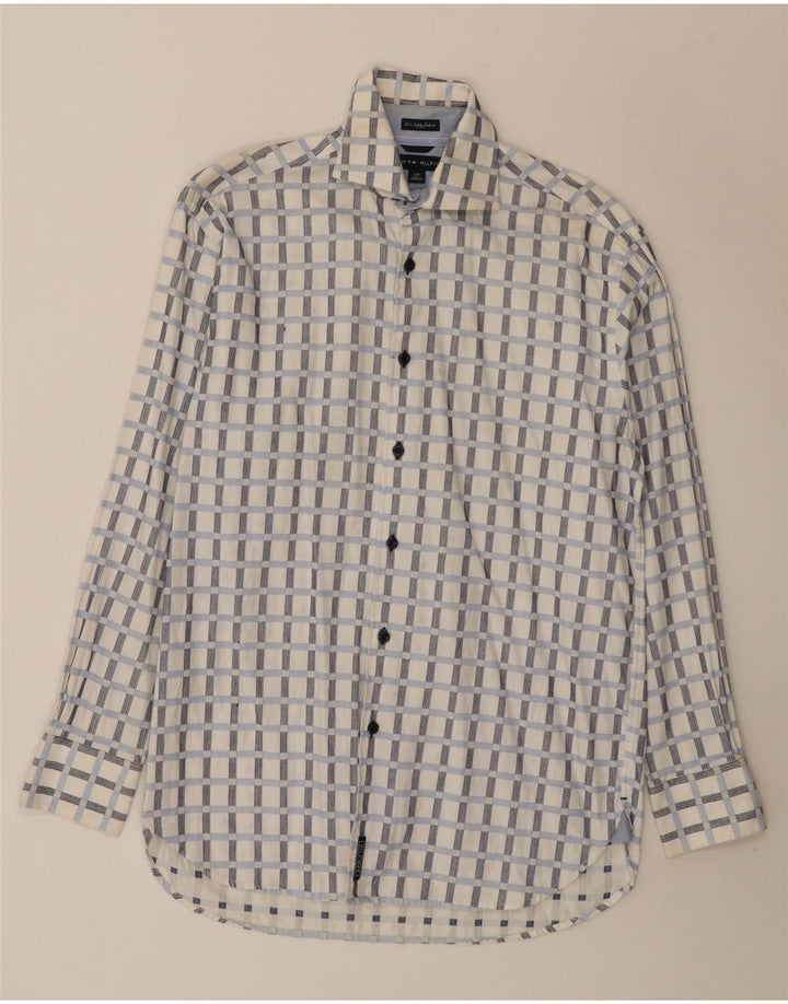 Ανδρικό πουκάμισο Tommy Hilfiger Small White Check Cotton