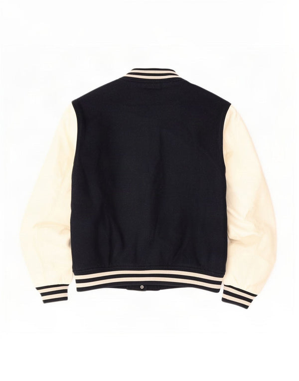 Superdry γυναικείο μπουφάν Varsity UK 16 Large Navy Blue Colourblock
